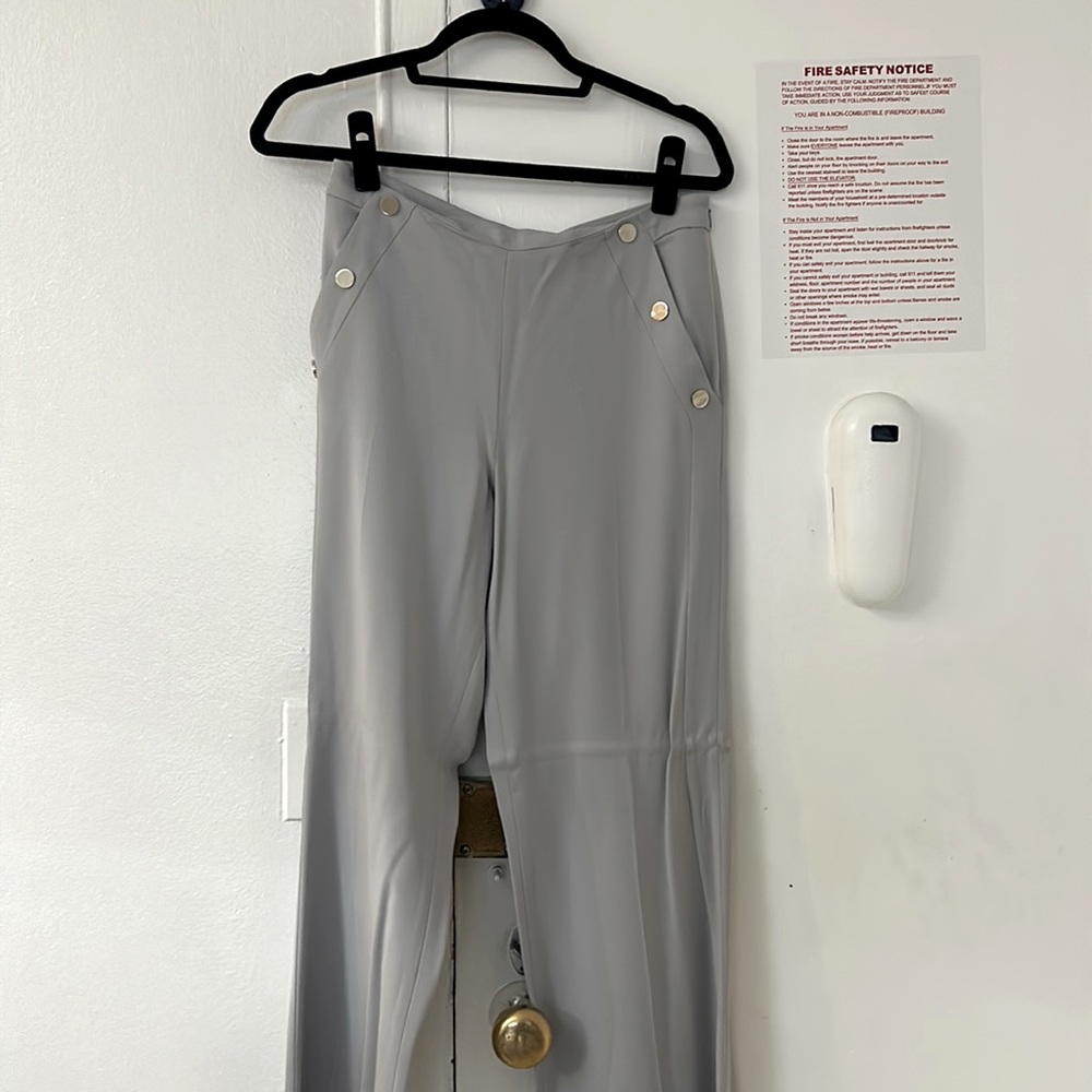 Grey casual long pants